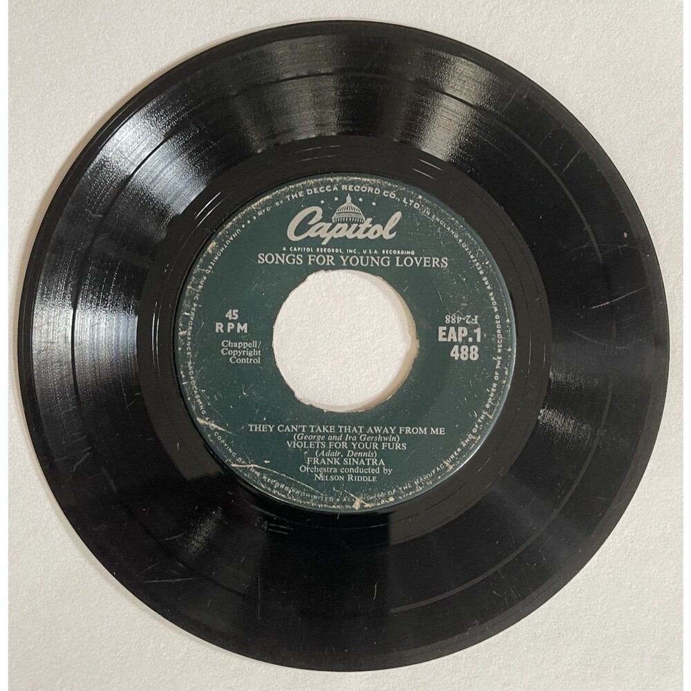 Frank Sinatra - My Funny Valentine / They Can’t Take That Away From Me 45 RPM -